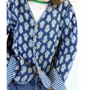 NEW FARYLINA zoie reversible jacket in blue